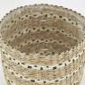 Set of 3 round seagrass baskets