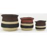 Set of 3 seagrass baskets