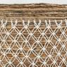Set of 3 baskets in natural abaca 
