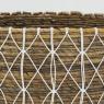 Set of 3 baskets in natural abaca 