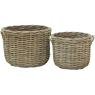 Pot holders in rattan