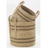 Set of 2 seagrass baskets