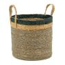 Cache-pots en jonc brun