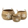 Lot de 2 cache-pots en bananier