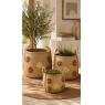 Cache-pots en jonc