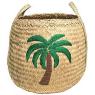 Cache-pot en jonc
