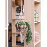 Jute macramé plant hanger