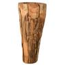 Teak vase