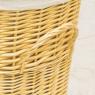 Coffres à linge en osier blanc