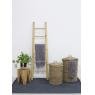 Grey pulut rattan laundry baskets