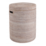 Rattan laundry baskets