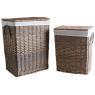 Grey willow laundry baskets