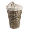 Split willow laundry basket