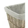 Halh grey wash willow laundry basket
