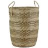 Panier à linge en jonc de mer