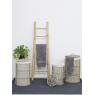 Grey pulut rattan laundry baskets