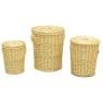 White willow laundry baskets 