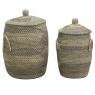 Seagrass laundry baskets