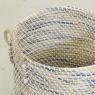 Set of 3 seagrass hampers 