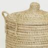 Set of 5 seagrass storage baskets