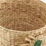 Set of 3 hyacinth baskets 