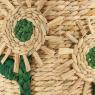 Set of 3 hyacinth baskets 