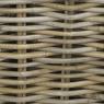 Grey pulut rattan end of bed storage chests