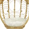 Rattan core swing chair