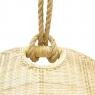 Rattan core swing chair