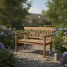 Banc de jardin en acajou