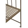 Banc et arche en métal vieilli