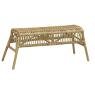 Banc en rotin naturel