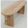 Banc en acacia naturel