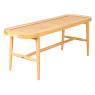 Natural rattan bench 