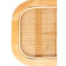 Natural rattan bench 