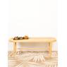 Natural rattan bench 