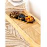 Natural rattan bench 