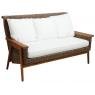 Grey pulut rattan and teak wood suite - WELLINGTON