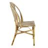 Chaise en manau et rotin