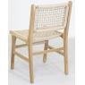 Chair in natural teak wood