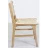 Chair in natural teak wood