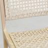 Chair in natural teak wood