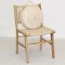 Chair in natural teak wood