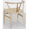 Chair in natural teak wood