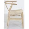 Chaise Ming en teck naturel