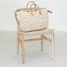 Chair in natural teak wood