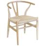 Chair in natural teak wood