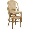 Chaise en manau et rotin