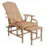 Manau and rattan lounger