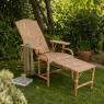 Manau and rattan lounger
